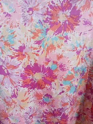 Vintage 1970s tea dress 100% silk