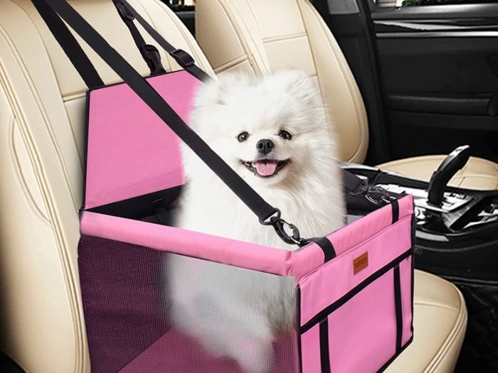 Pet Car Booster Seat Travel Carrier Cage, Oxford Breathable Folding Soft Washable Travel Bags for Dogs Cats Small Pet MULTIPLE COLOURS AVAILABLE (FREE POSTAGE)
