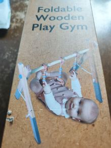 Nuby Foldable Wooden Baby Play Gym