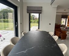 Calligaris Seashell dining table & 8 Calligaris chairs