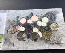 EURO   Coin set issued by the Central Bank of Ireland in the Year 2007.