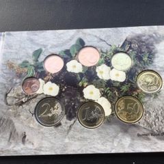 EURO   Coin set issued by the Central Bank of Ireland in the Year 2007.