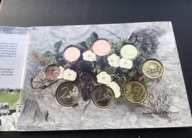 EURO   Coin set issued by the Central Bank of Ireland in the Year 2007.