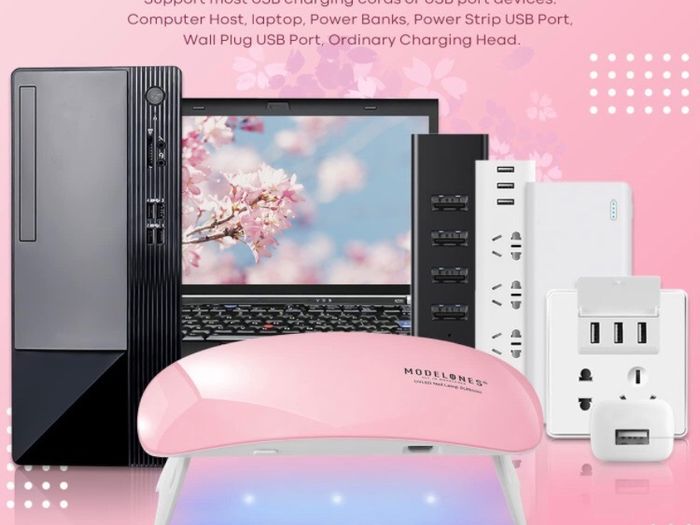 Gel Nail Polish Kit Starter with U V Lamp Portable LED Dryer Lamp, 6 Colors Soak Off Pastel Pink Gel Nail Polish Set/Gel Top & Base Coat/Essential Manicure Tools Nail Art Kit
