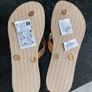 Gold Haviana flip flops women's UK size 4 Image 5