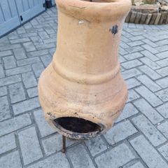 Clay Chiminea