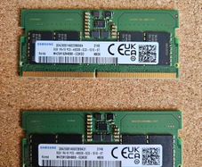 2 x Samsung DDR5 4800 8GB