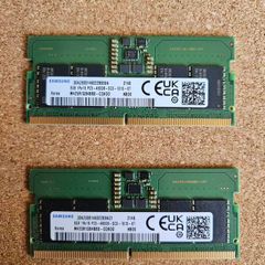2 x Samsung DDR5 4800 8GB