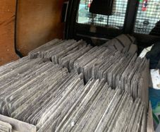 blue bangor slates
