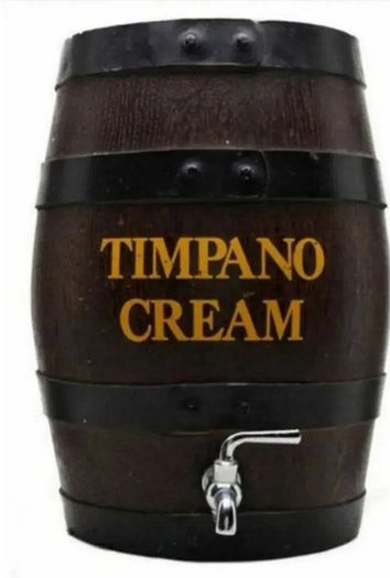 Vintage Timpano Cream Serving Barrel