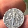 1946 Silver Roosevelt Dime Image 2