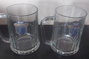 2 x harp tankard glasses ,buyer collects or pays postage thank you,,sold as is ,collectors items,,