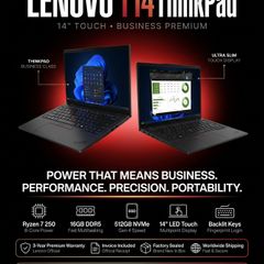 New absolutely  amazing Lenovo ThinkPad bussines touch L14 G6 ryzen7 16 512