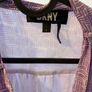 DKNY Lilac Printed Blouse Size Large Excellent Condition Image 2