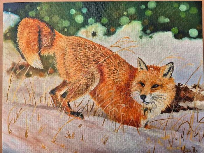 The mouse that got away | oil on canvas panel