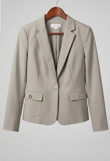 CALVIN KLEIN  Jacket Cotton-Blend Size 16