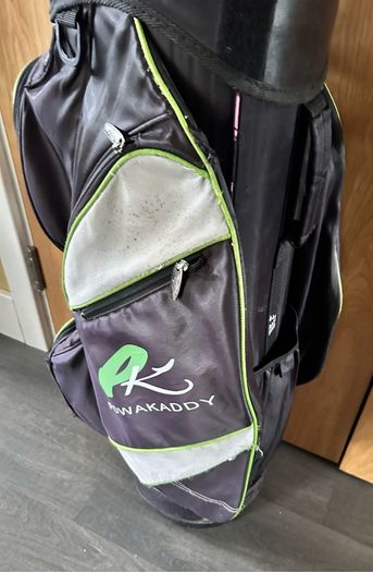 Powakaddy Golf Cart Bag including rain cover