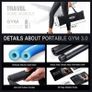 Portable Home Gym Set with Workout Bar, Bench Press Set, Squat Resistance Band, Door Anchor and More-Full Body Workout Equipment to Build Muscle and Shape Body Image 5