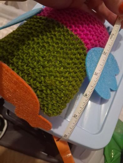 hand knitted owl