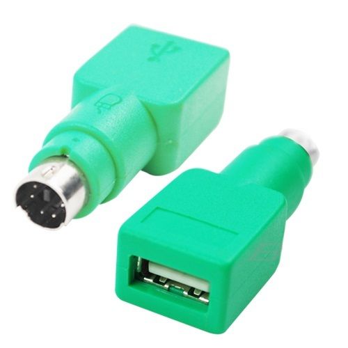 New USB PS2 PS/2 Mouse Keyboard Connector Adaptor Adapter