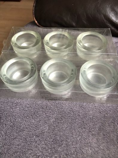 Set of two candle holders