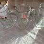 4 Vintage Heineken glass beer tankards/mugs. Image 7