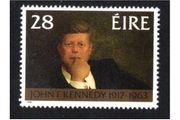 1988 Ireland 25th Death Anniversary of the US President John Fitzgerald Kennedy (JFK) Mint Never Hinged (MNH)