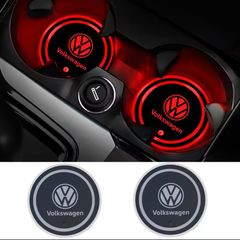 volkswagen interior cup led lights