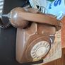 GPO 746 Rotary Dial Telephone, Vintage Model designed in a Classic Brown Finish, Beautiful Display for Props or shelf fillers of the olden days, postage available or collection Image 4