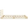 Pallet Bed Frame Solid Pine Wood 140x200 cm Image 5