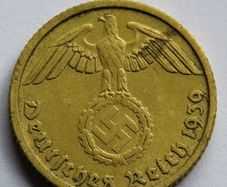 Germany WW2 - 1939 "B" Vienna Mint Third Reich 10 Reichspfennig