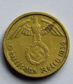 Germany WW2 - 1939 "B" Vienna Mint Third Reich 10 Reichspfennig