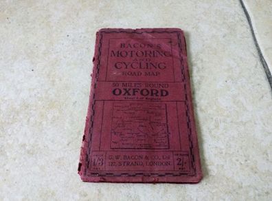 Bacon's Antique Motoring and Cycling Road Map