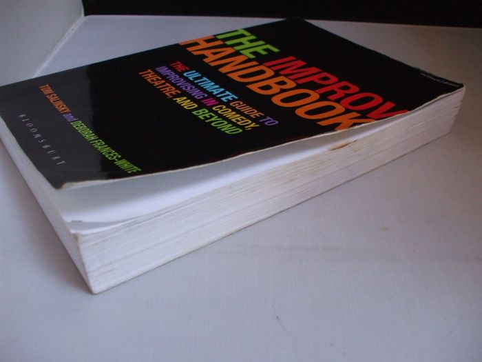 SALE!  THE IMPROV HANDBOOK The Ultimate Guide to Improvising in Comedy, Theatre, and Beyond by Tom Salinsky and Deborah Frances-White