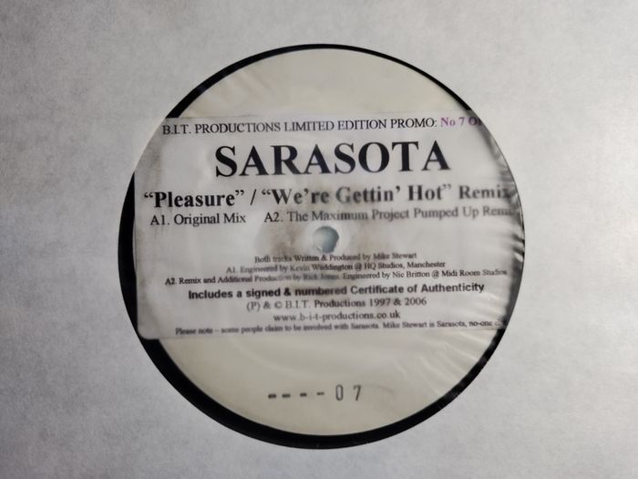 Sarasota - We're Getting Hot (The Maximum Project Pumped Up Mix) - UK Piano House Club Classic! ONLY 50 Copies in EXISTENCE!