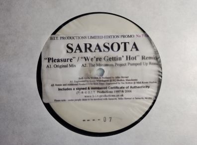 Sarasota - We're Getting Hot (The Maximum Project Pumped Up Mix) - UK Piano House Club Classic! ONLY 50 Copies in EXISTENCE!