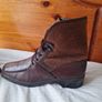 gabor brown boots leather/suade Size 8 eu 42 in excellent condition Image 6