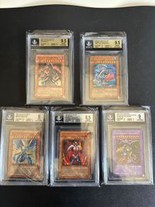 BGS Graded Yu-Gi-Oh! Cards - Set of 5