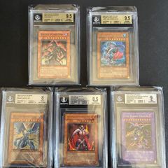 BGS Graded Yu-Gi-Oh! Cards - Set of 5