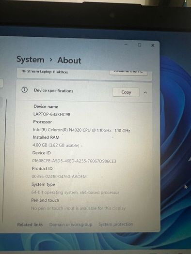 hp laptop