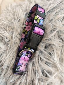 Floral Adjustable Pet dog cat Collar