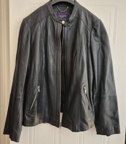Leather jacket size 16-18 , never worn