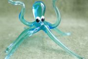Vintage Blown Glass Miniature OCTOPUS