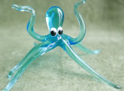 Vintage Blown Glass Miniature OCTOPUS