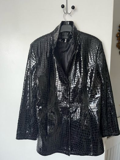 Real crocodile leather jacket
