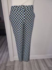 Dorothy Perkins Ladies Trousers Size 8 Blue, Navy and Mustard Colouring