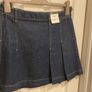 New denim pleated mini skirt MARKS AND SPENSERS Image 2