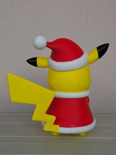 Christmas Pikachu  3D Printed Collectible | 22 cm