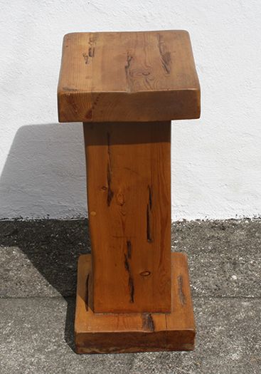 Wooden Column Pedestal