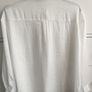 Stradivarius White Crinkle Oversized Shirt XL Brand New Image 5